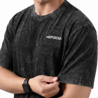 mepsking T-Shirt, Batik, graues Logo