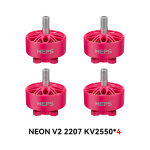 neon 2207 v2 2550kv 4pcs pink