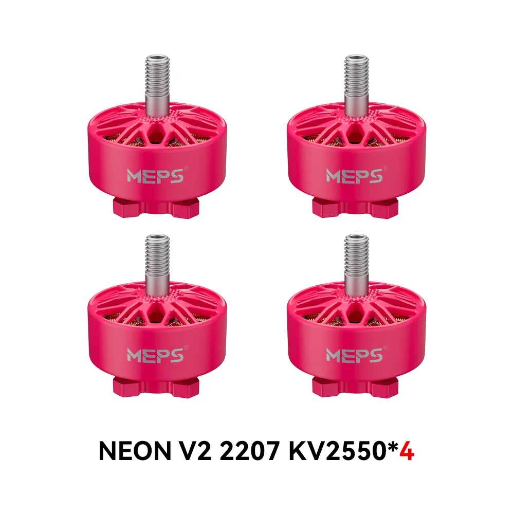 neon 2207 v2 2550kv 4pcs pink