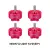 neon 2207 v2 2550kv 4pcs pink
