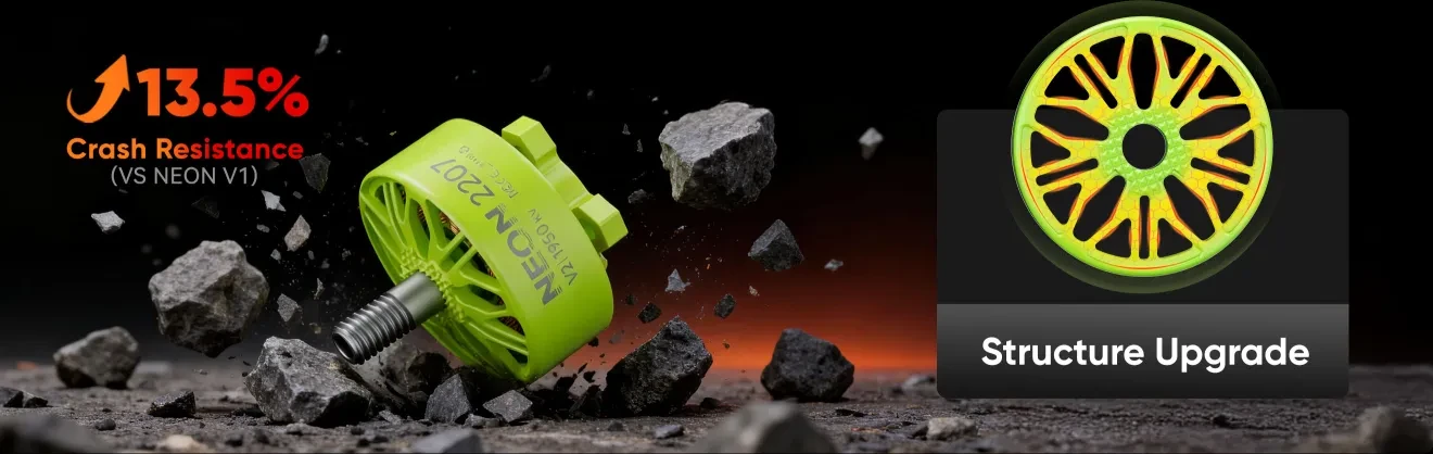 neon 2207 v2 crash resistant 13.5 pc