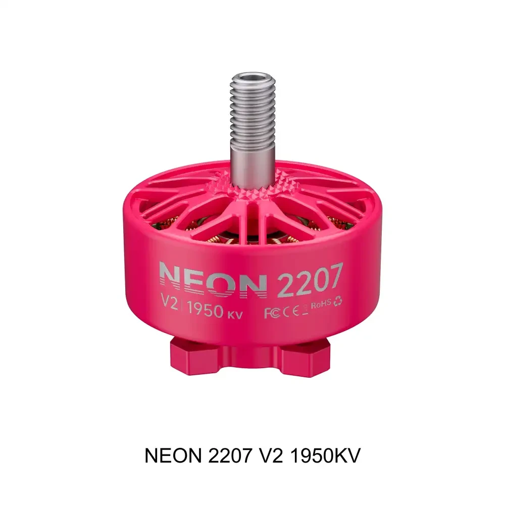 neon 2207 v2 motor 1950kv pink