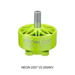 neon 2207 v2 motor 2550kv green