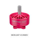 neon 2207 v2 motor 2550kv pink