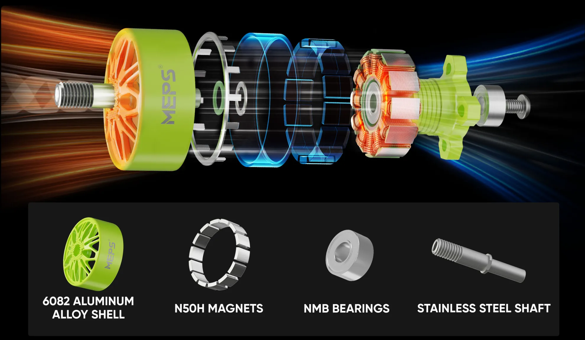 neon 2207 v2 motor detailed structure pc