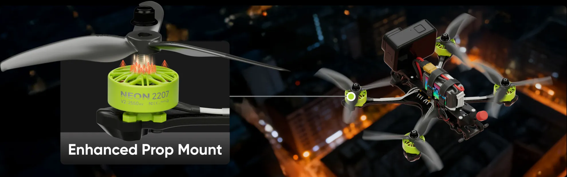 neon 2207 v2 motor prop mount pc