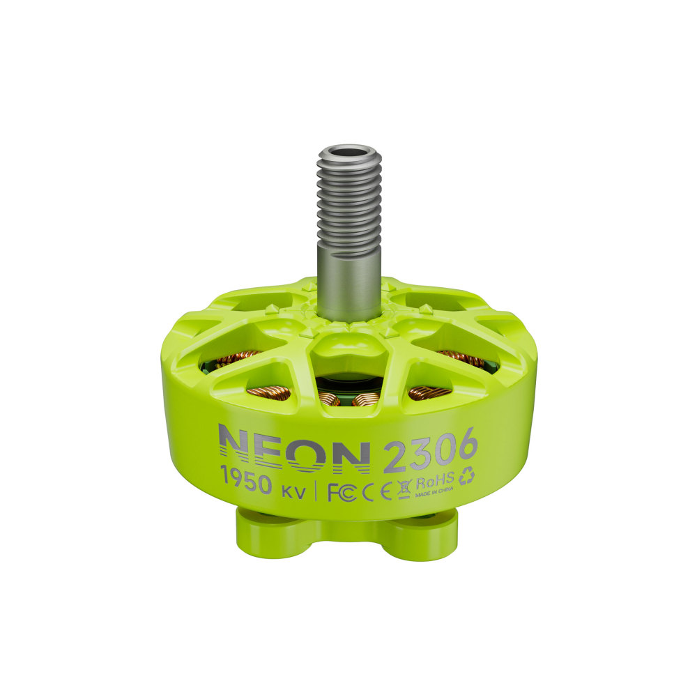NEON 2306 brushless motor 1950kv green