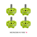 neon 2306 kv1950 green 4pcs