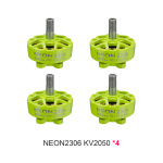 neon 2306 kv2050 4pcs green