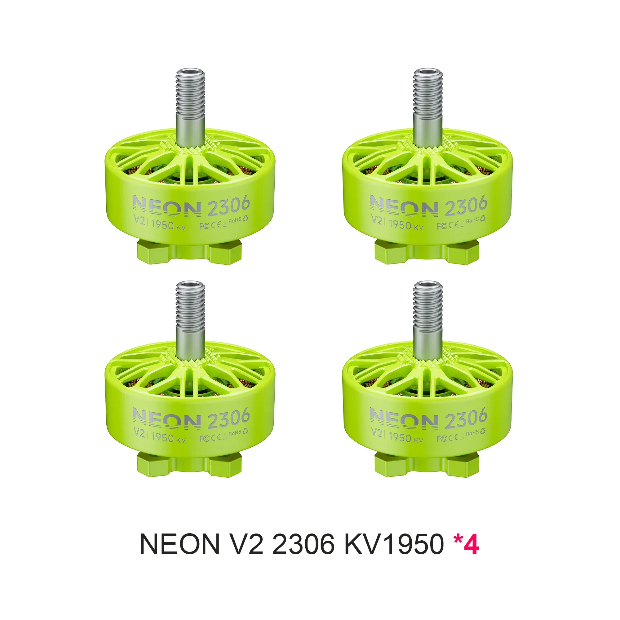 Neon 2306 V2 1950 kV 4 Stück grün