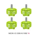 neon 2306 v2 1950kv 4pcs green