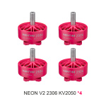 neon 2306 v2 2050kv 4pcs pink