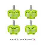 Neon 2306 V2 2550 kV 4 Stück grün