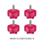 neon 2306 v2 2550kv 4pcs pink