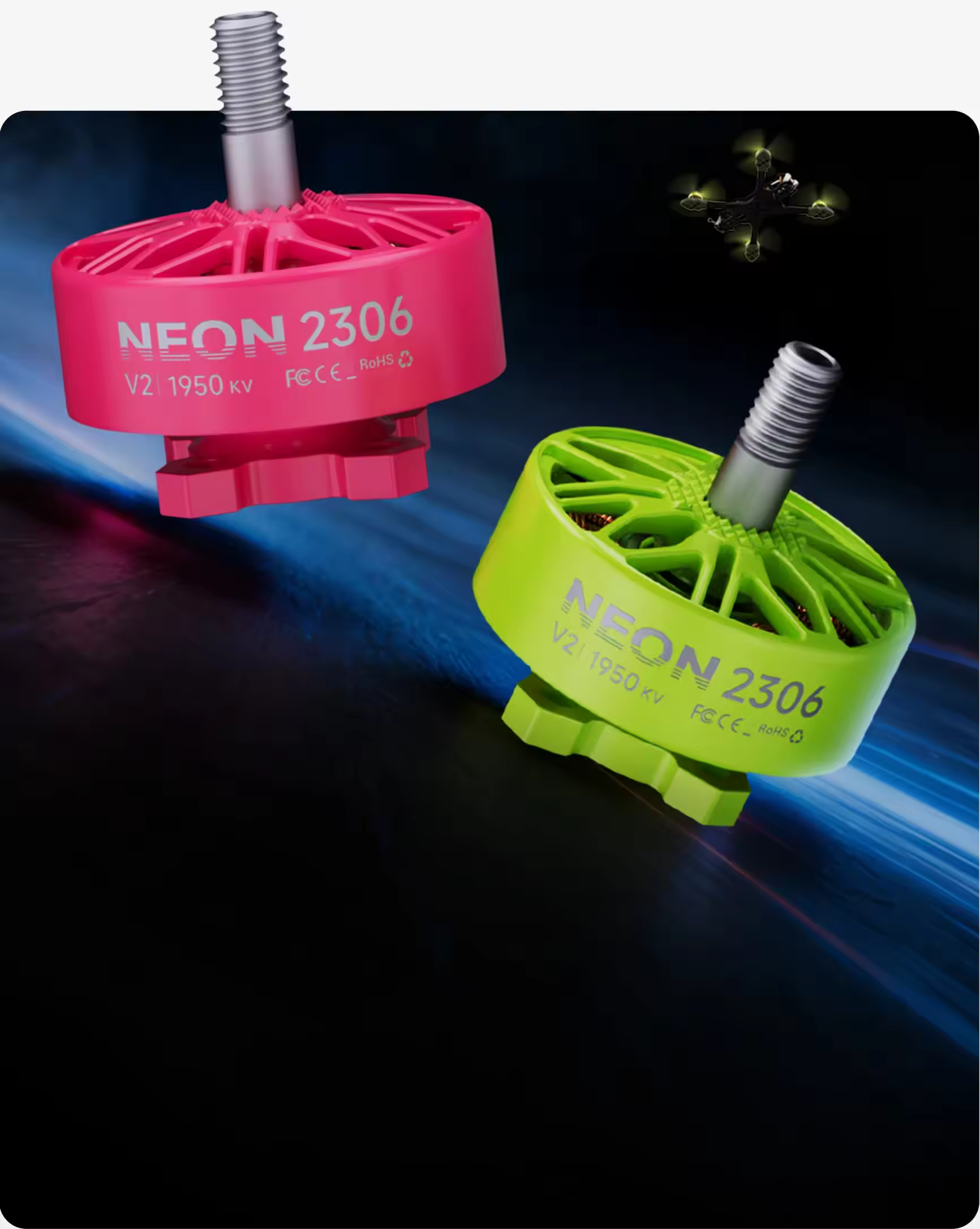 neon 2306 v2 1950kv green