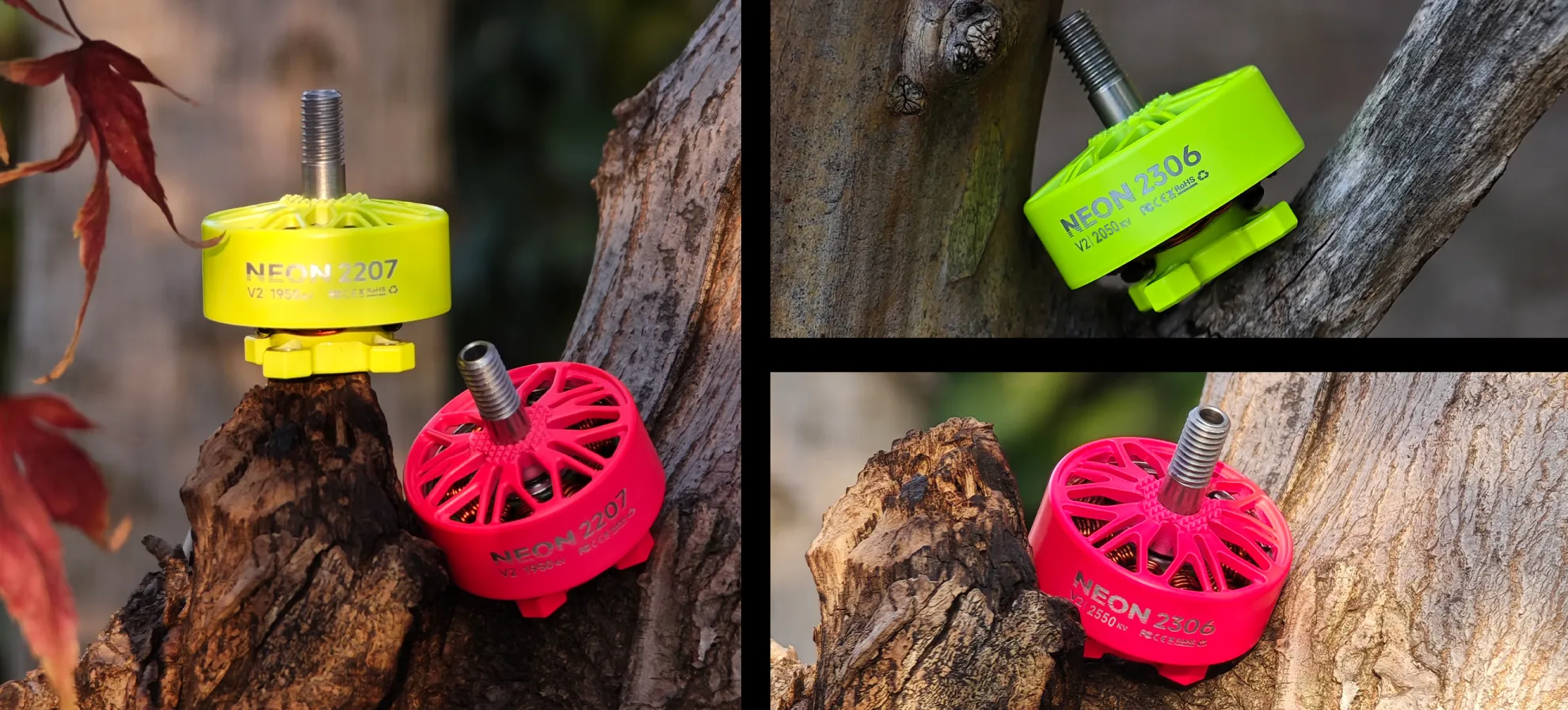 neon 2306 v2 motor three options pc