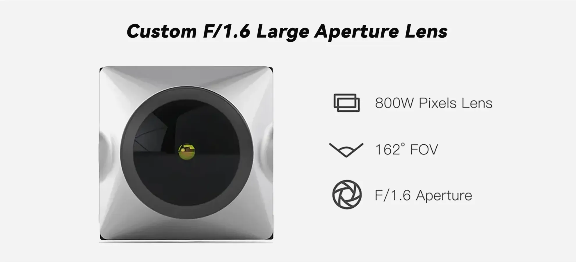 caddx polar micro digitalvista camera kit large aperture lens