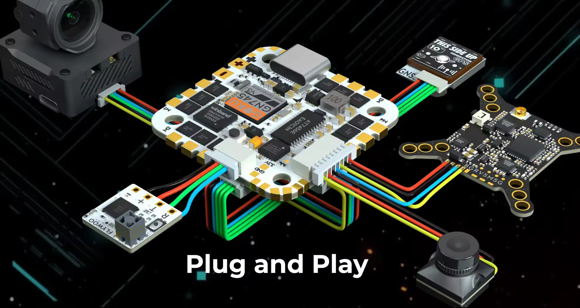pc flywoo goku gn 745 45a aio plug and play