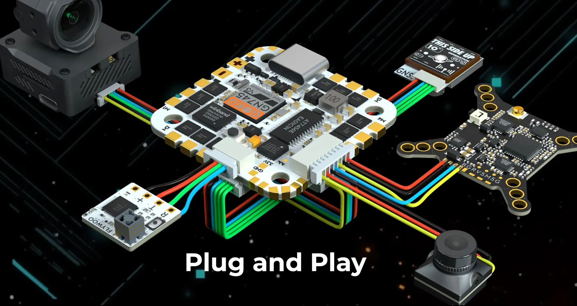 pc flywoo goku gn 745 45a aio plug and play