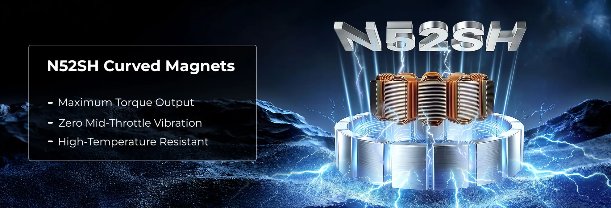 pc meps neon cool 2207 brushless motor n52sh arc magnets