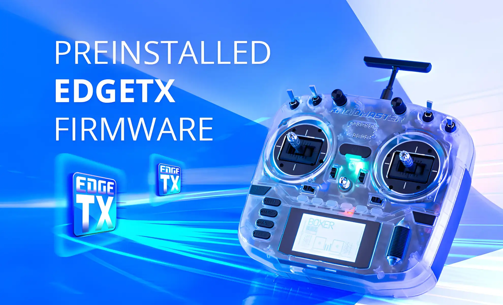 preinstalled with edgetx and expresslrs
