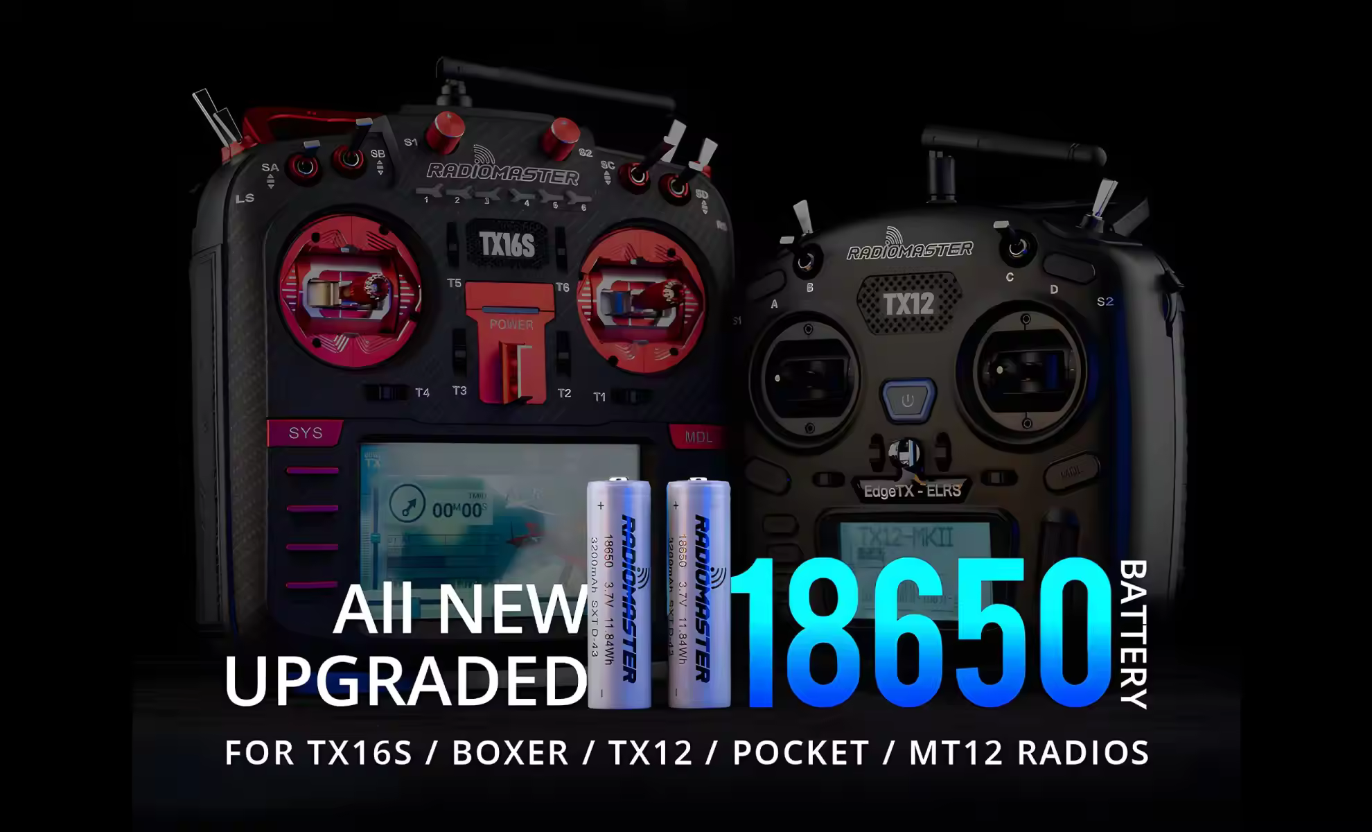 radiomaster 1s 3200mah 37v battery 2