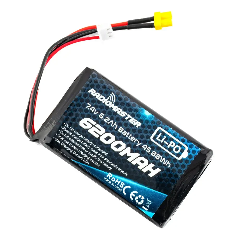 Radiomaster 2S 7,4V 6200mAh Akkuseite