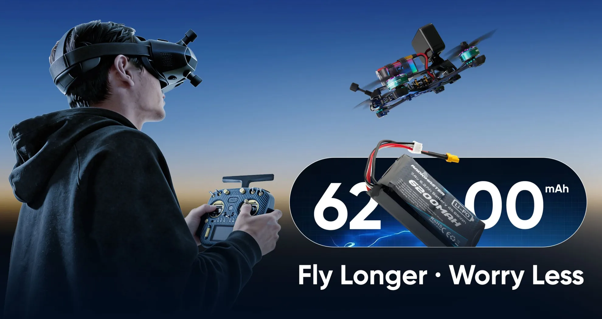 radiomaster 6200mah battery longer usage time 1