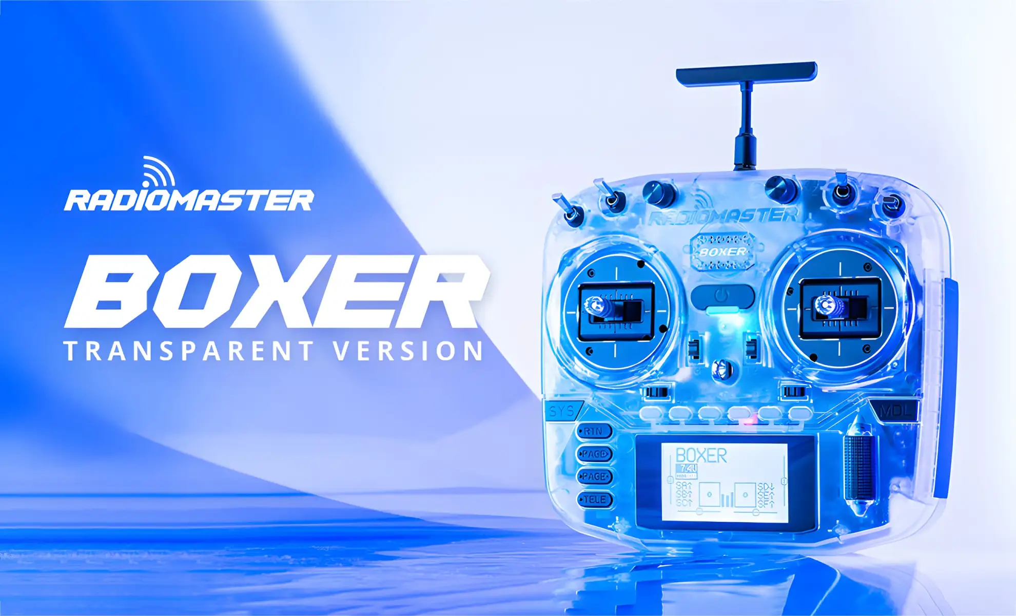 radiomaster boxer radio controller transparent version elrs m2