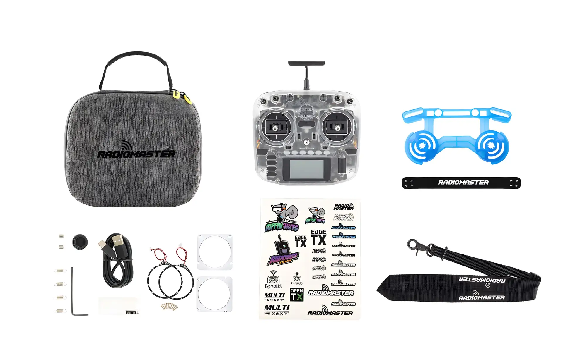 radiomaster boxer transparent version package include