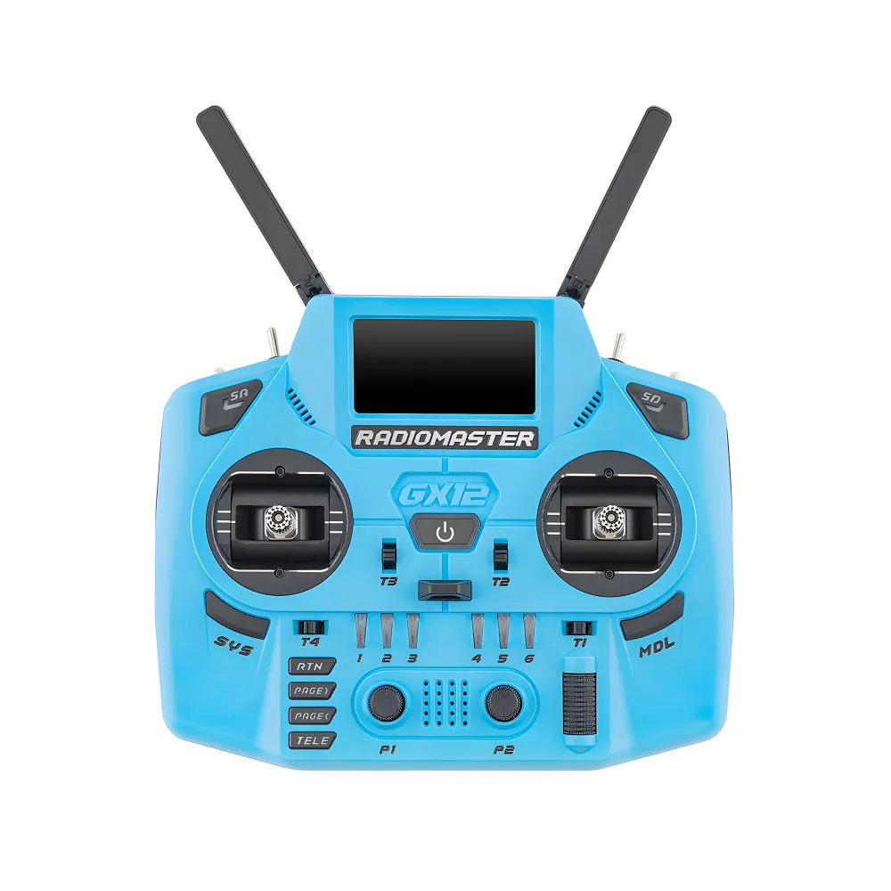 radiomaster gx12 crush radio controller iceberg blue