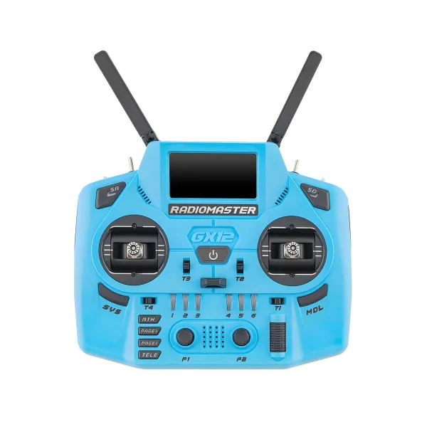 radiomaster gx12 crush radio controller iceberg blue