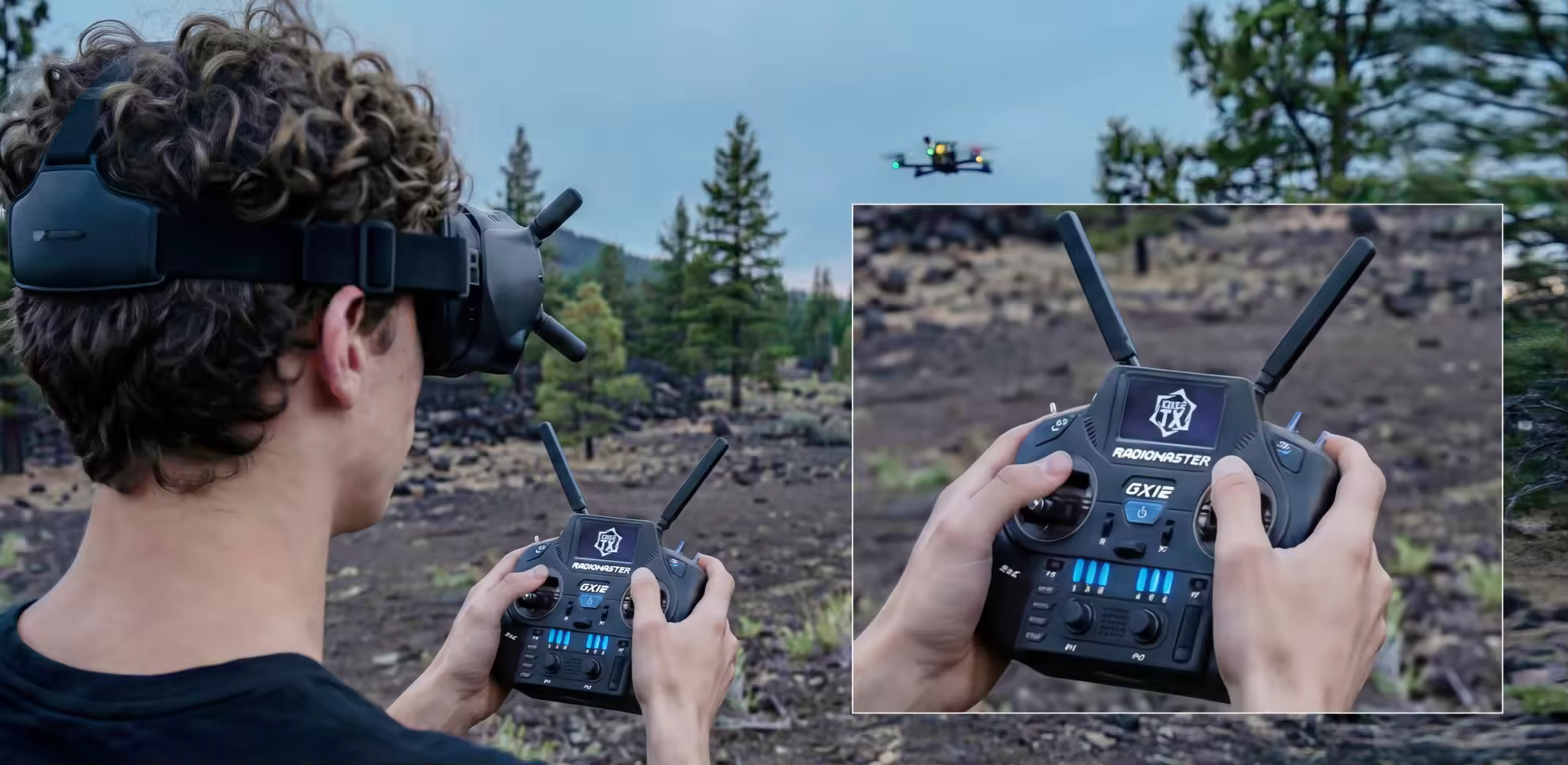 radiomaster gx12 radio controller fly show