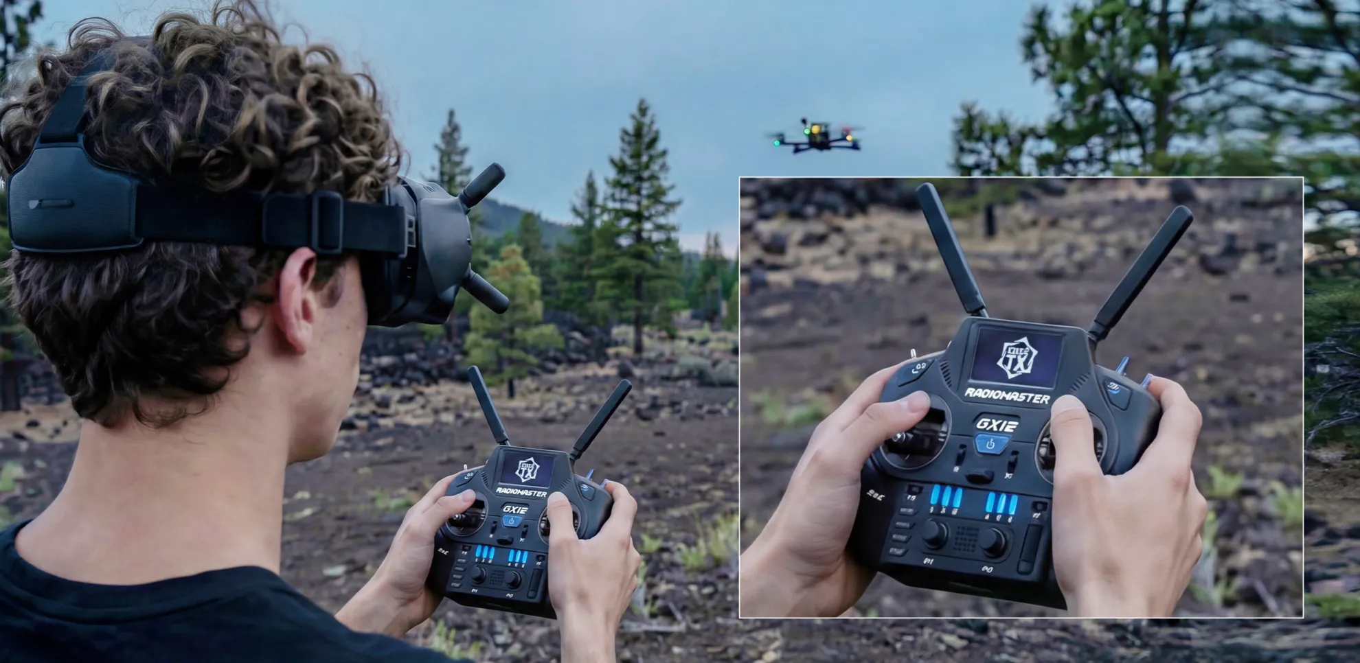 radiomaster gx12 radio controller fly show