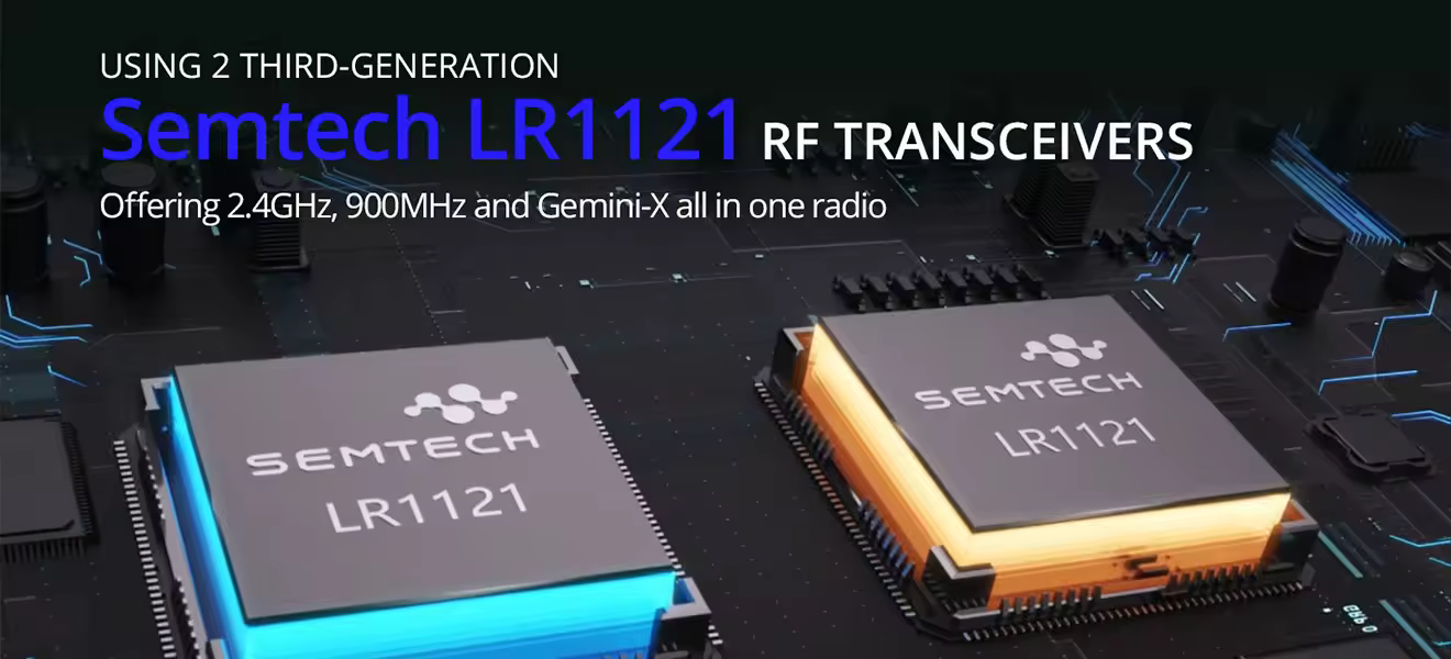 radiomaster gx12 radio controller semtech lr1121 rf transceivers