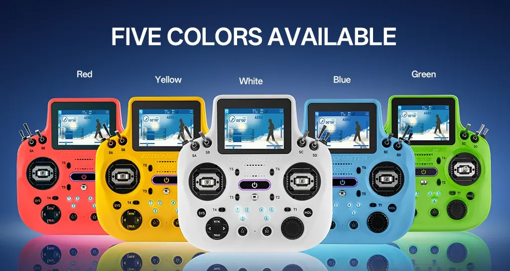 radiomaster gx15 radio controller five colors