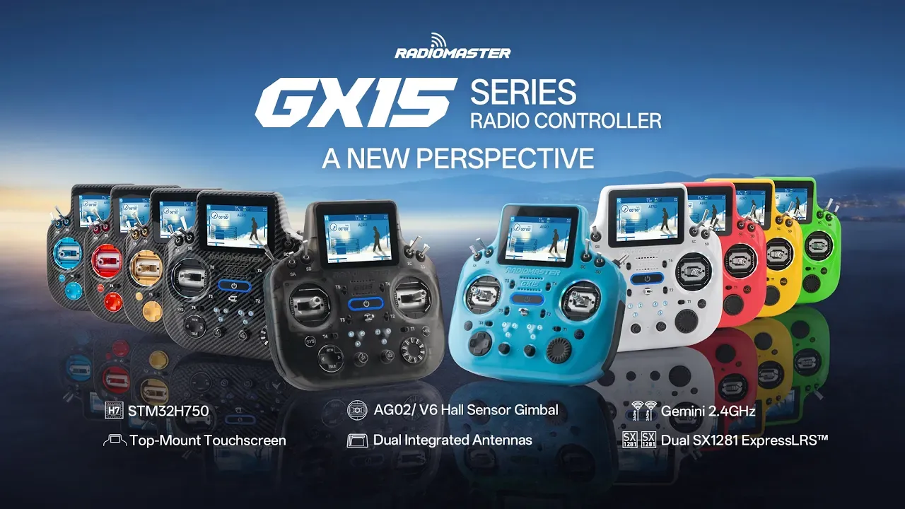 radiomaster gx15 radio controller show