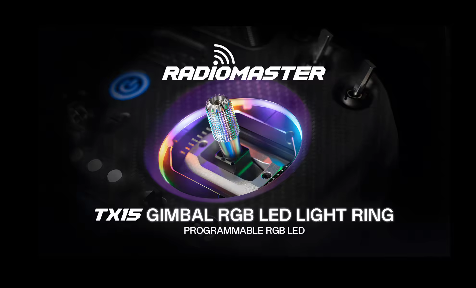 radiomaster led gimbal rings for tx15 series radio 1