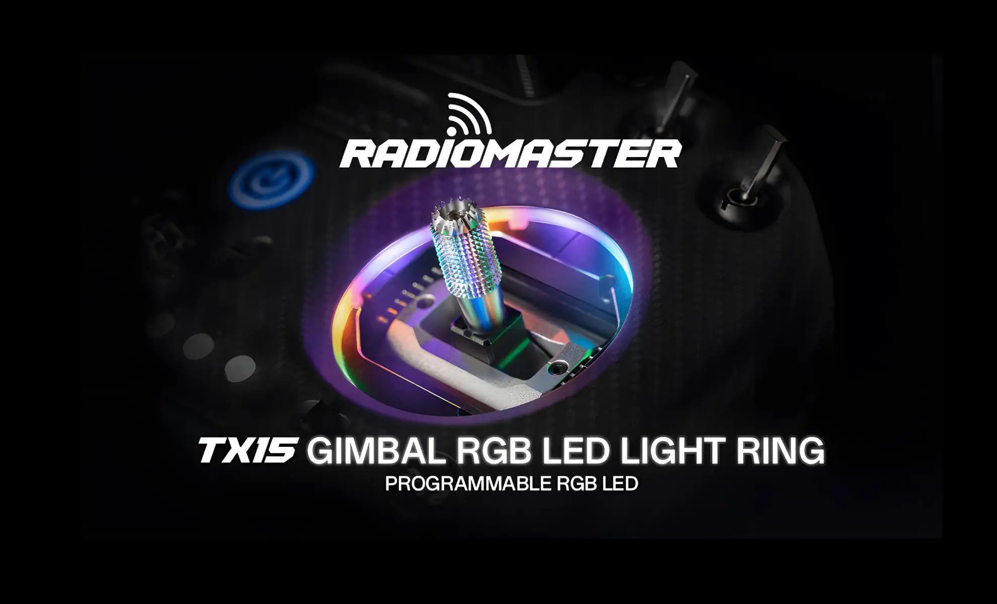 radiomaster led gimbal rings for tx15 series radio 1