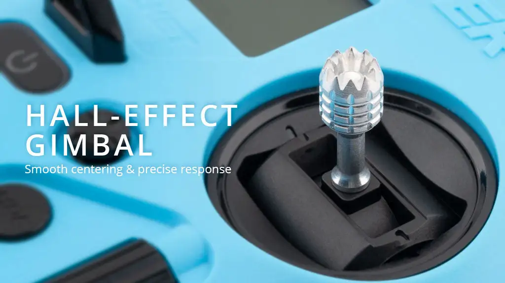 radiomaster pocket crush radio controller m2 hall effect gimbal