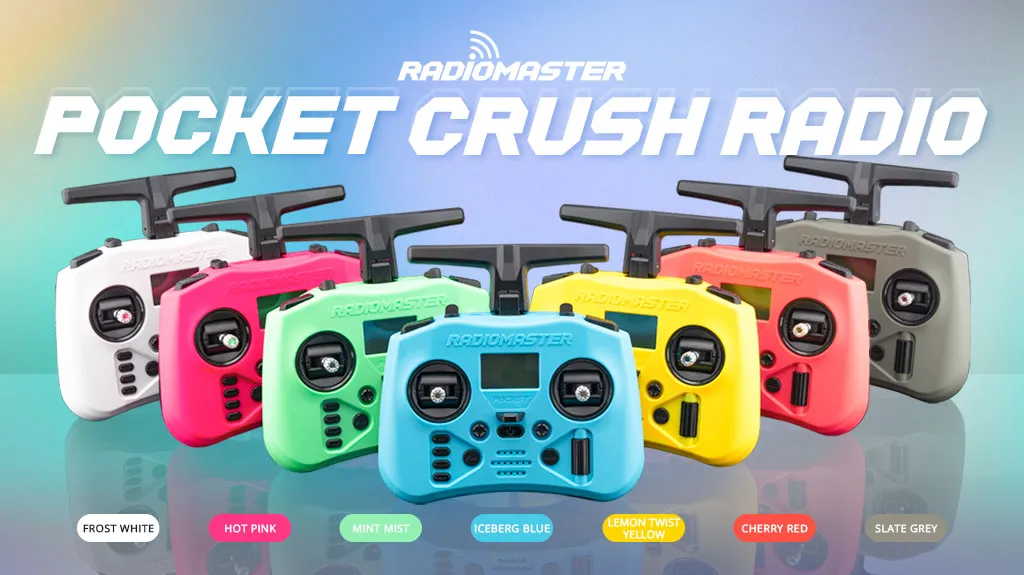 radiomaster pocket crush radio controller m2
