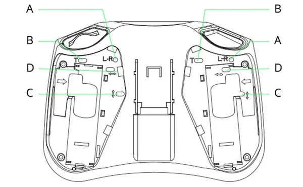 radiomaster pocket radio back details