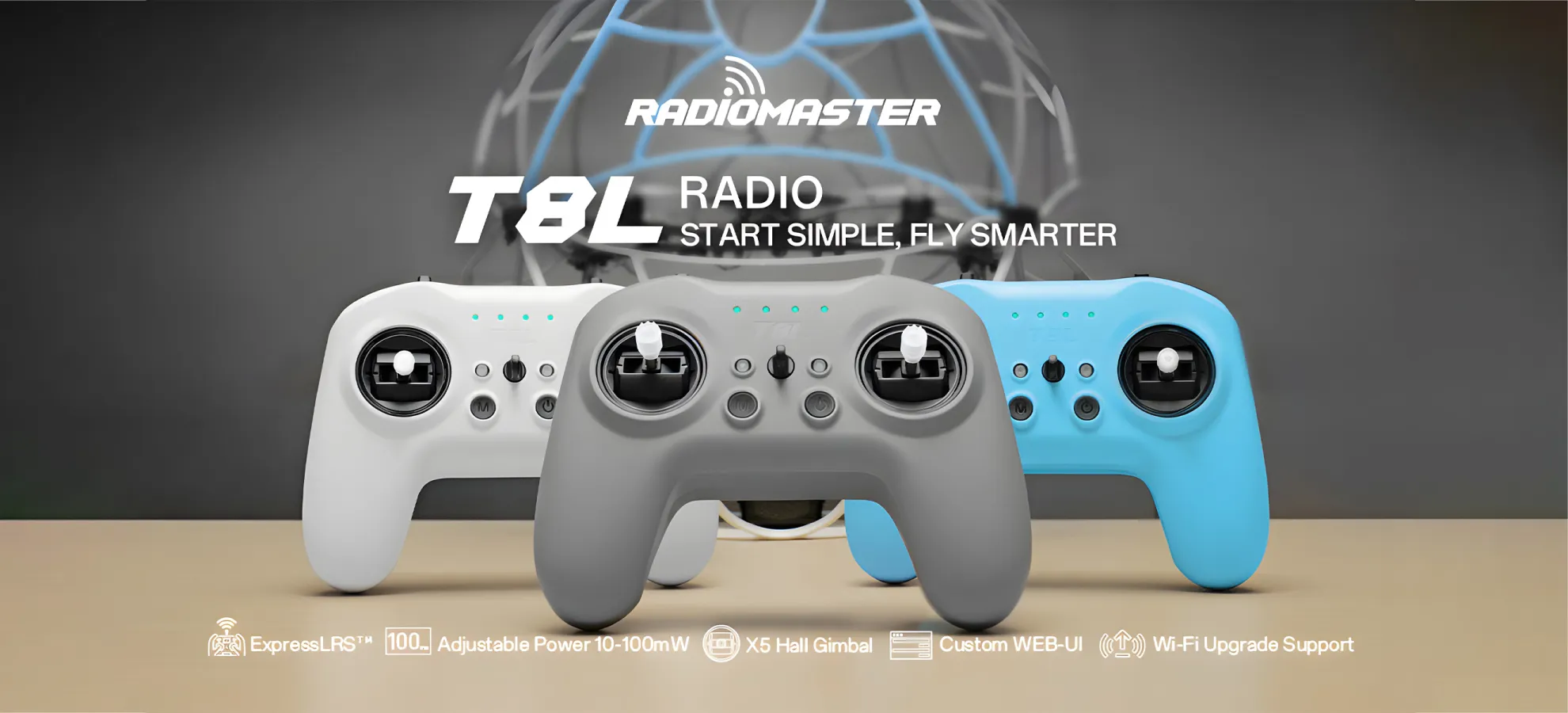 radiomaster t8l radio controller m2 with elrs pc 1