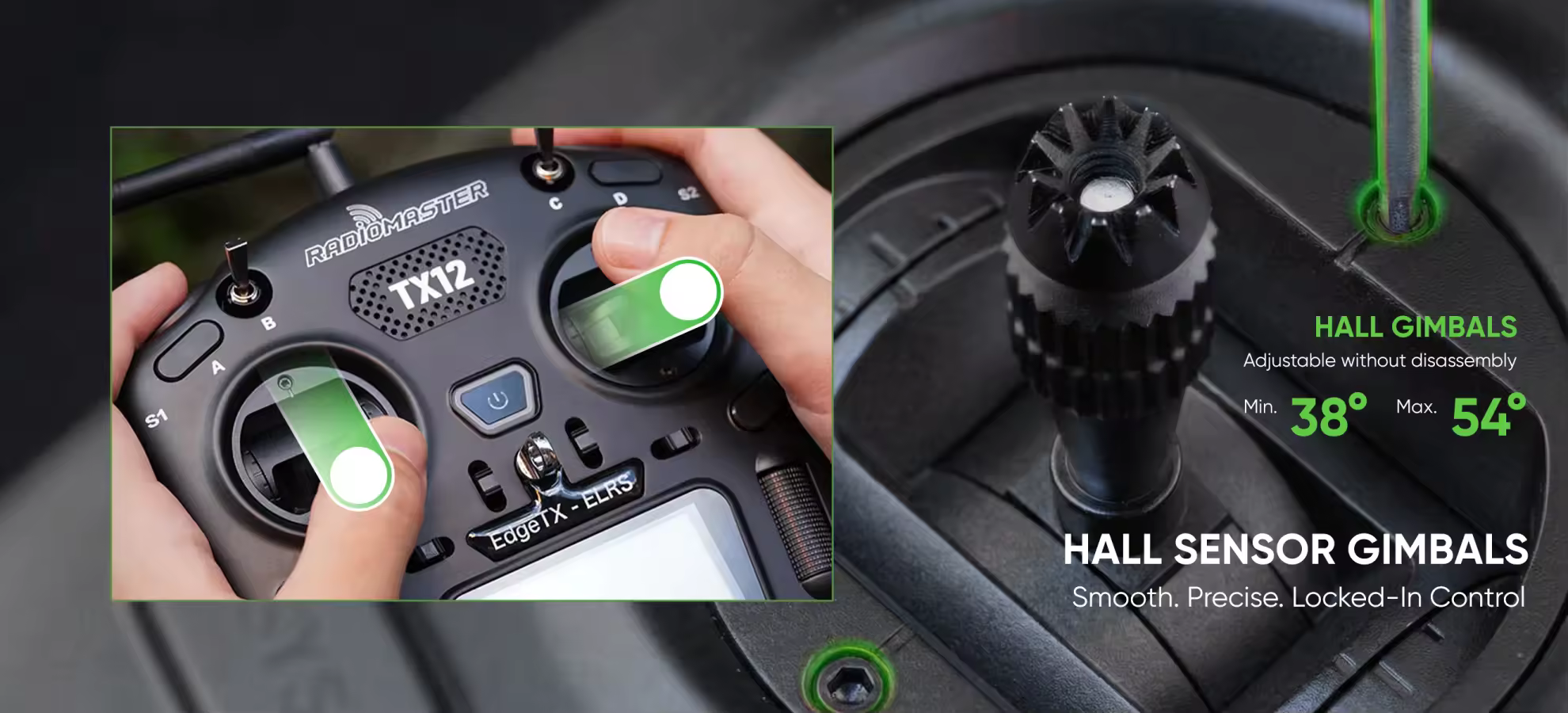 radiomaster tx12 mkii fpv radio controller hall gimbals
