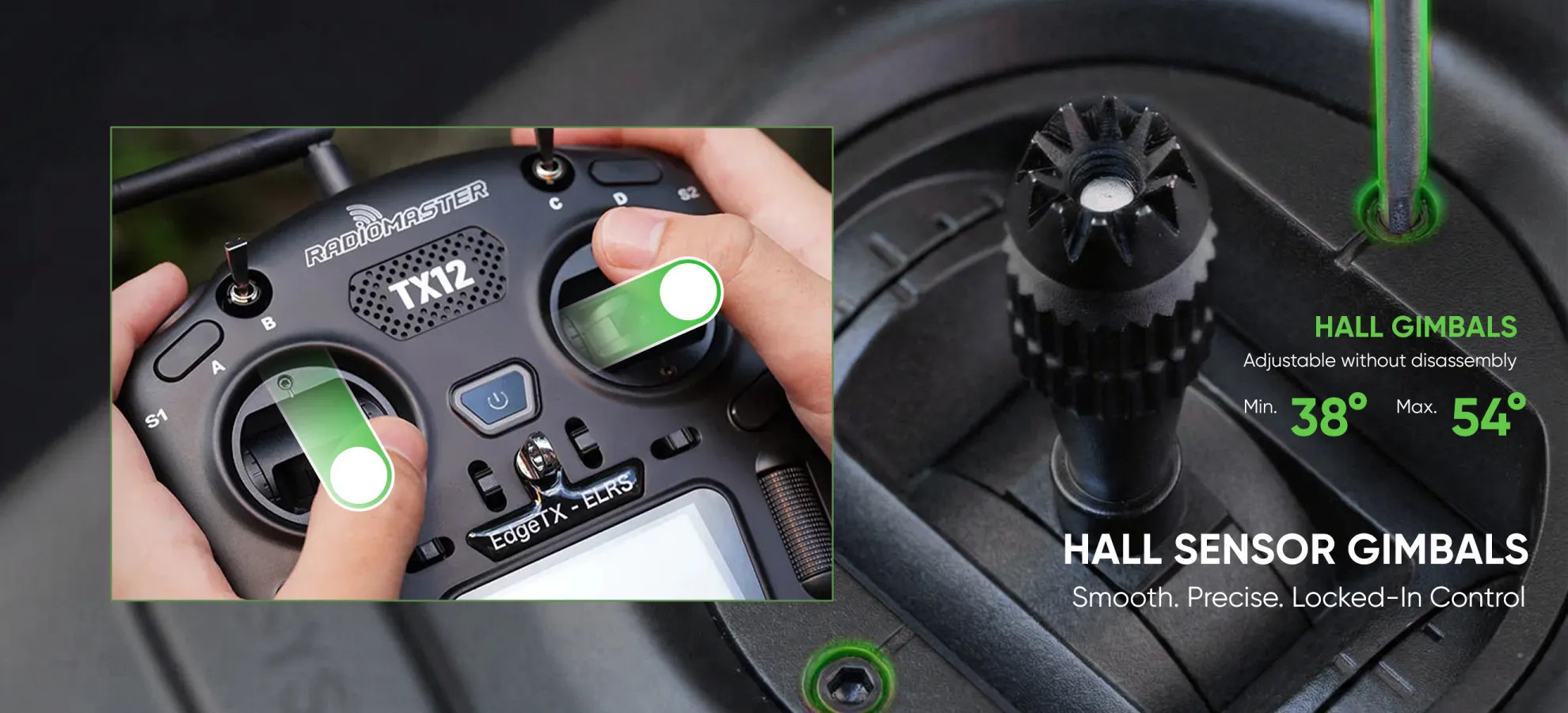 radiomaster tx12 mkii fpv radio controller hall gimbals