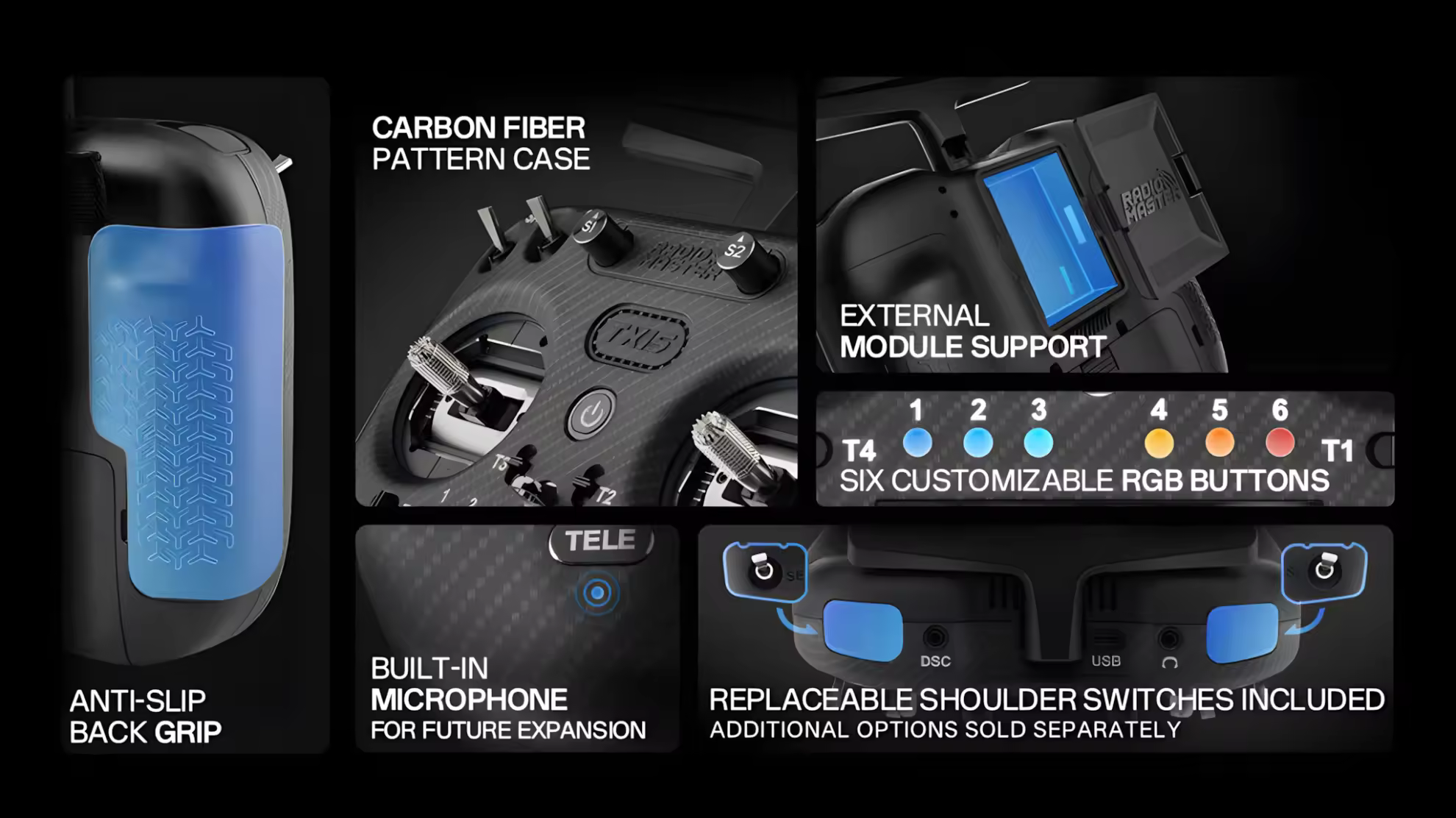 radiomaster tx15 max radio controller design
