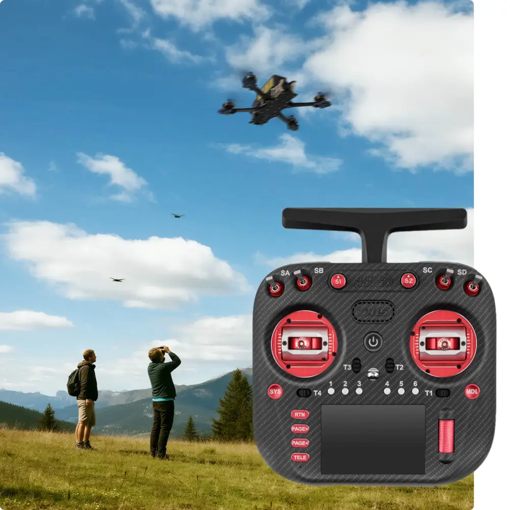 Émetteur RadioMaster Pocket Crush 2.4G 16CH ELRS - Pour Modélisme RC Et FPV, Neuf