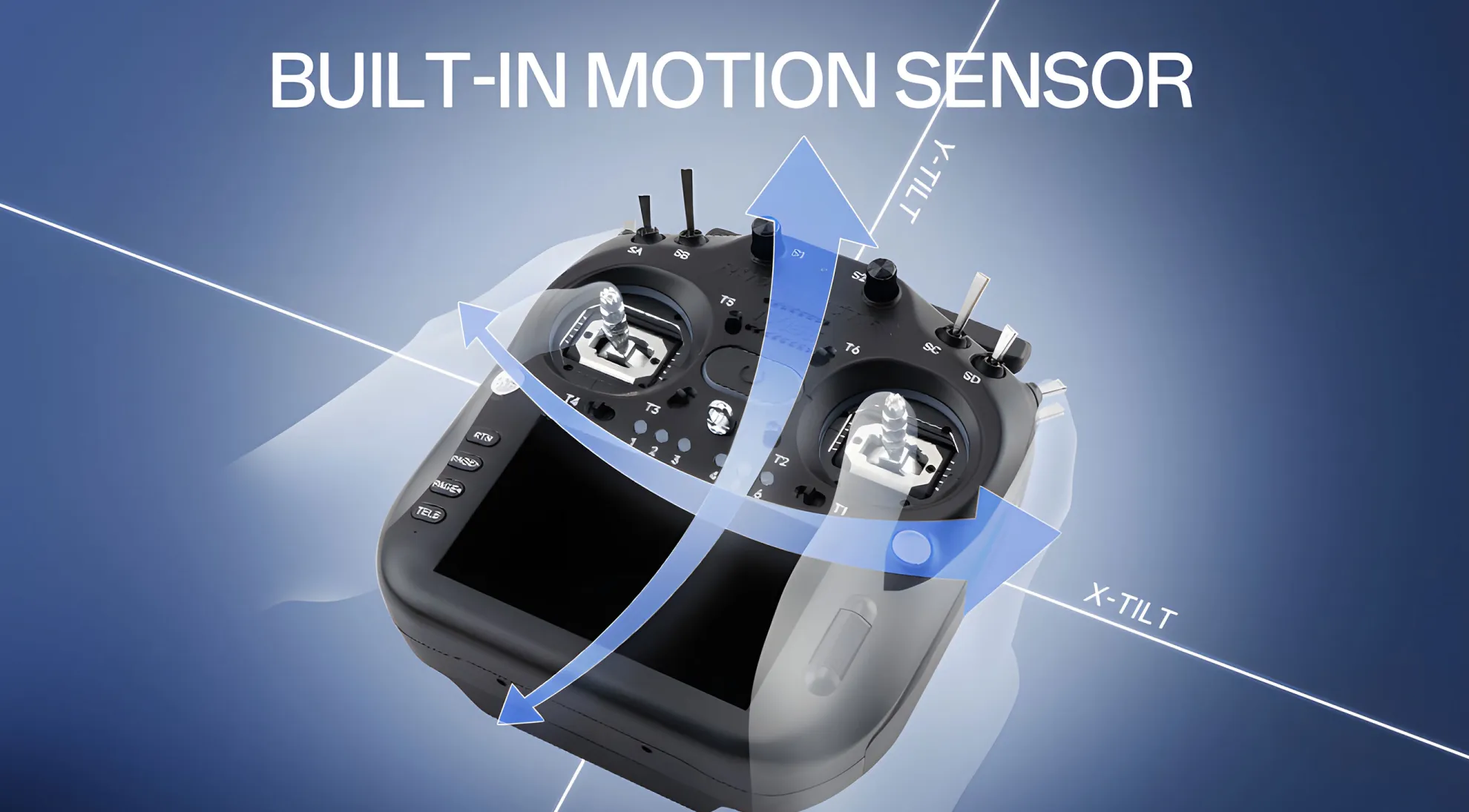 radiomaster tx16s mk3 elrs radio controller motion sensor