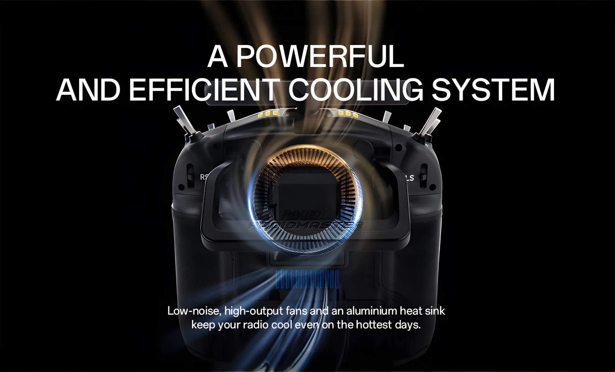 radiomaster tx16s mk3 max radio controller cooling