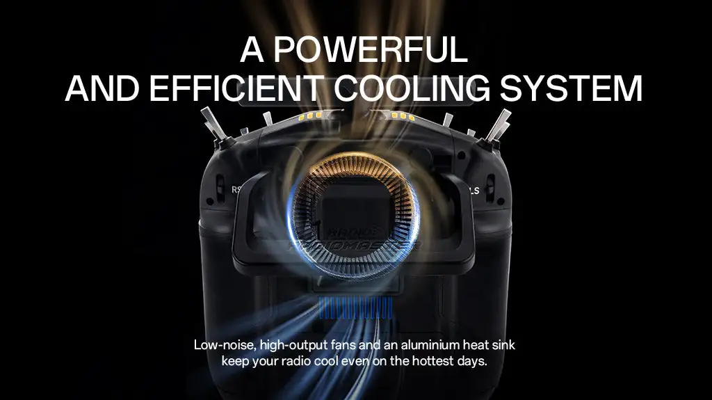 radiomaster tx16s mk3 max radio controller elrs m2 cooling system